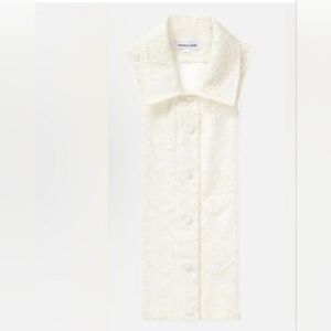 Veronica Beard Dickey Insert White Eyelet Retail $248